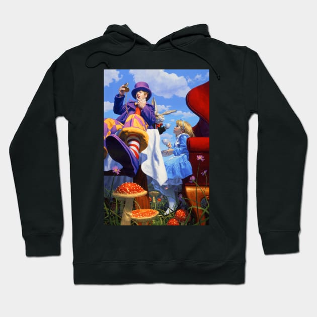 The Mad Hatter Hoodie by Spiderwebart Gallery